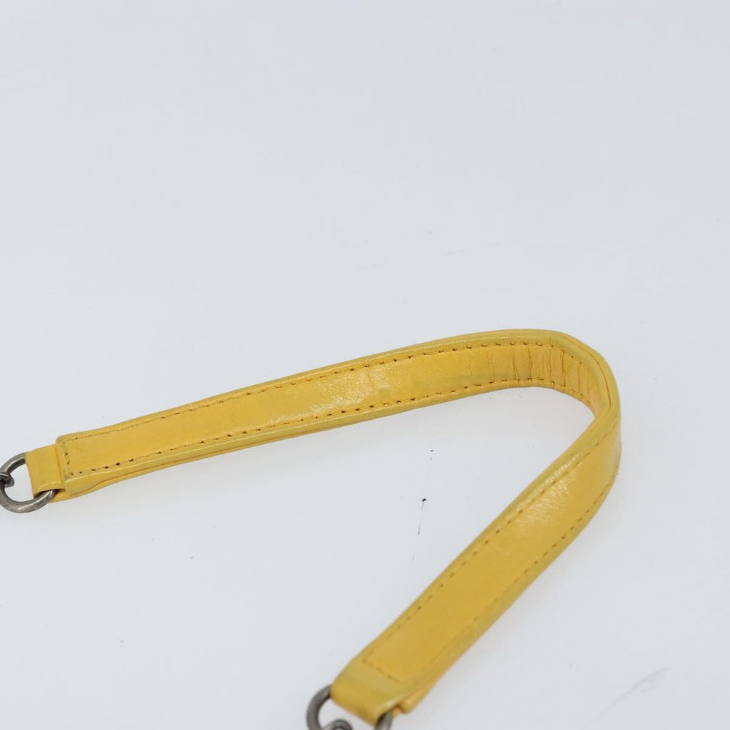 Chanel Boy Brick Flap Bag Lambskin And Plexiglass Yellow Leather Clutche & Pouche Bag