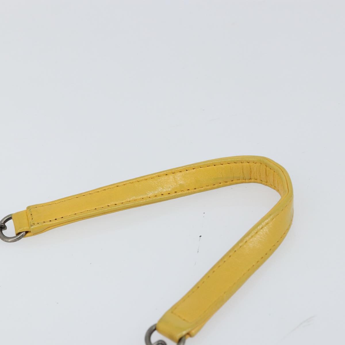 Chanel Boy Brick Flap Bag Lambskin And Plexiglass Yellow Leather Clutche & Pouche Bag