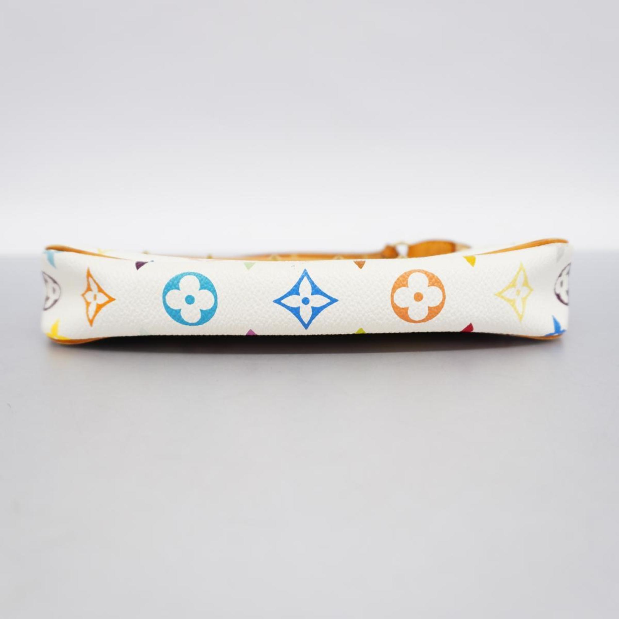 Louis Vuitton Pochette Accessoire  Canvas Clutch Bag