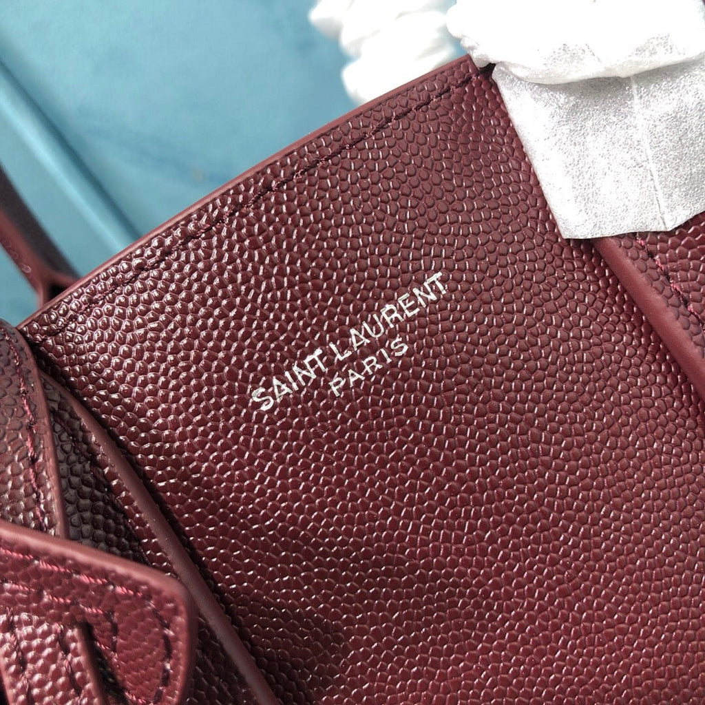 YSSL Sac De Jour Nano Burgundy For Women 8in/22cm YSL