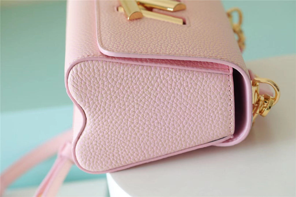 Louis Vuitton Twist PM Grain Pink For Women,  Shoulder And Crossbody Bags 7.5in/19cm Louis Vuitton M20699