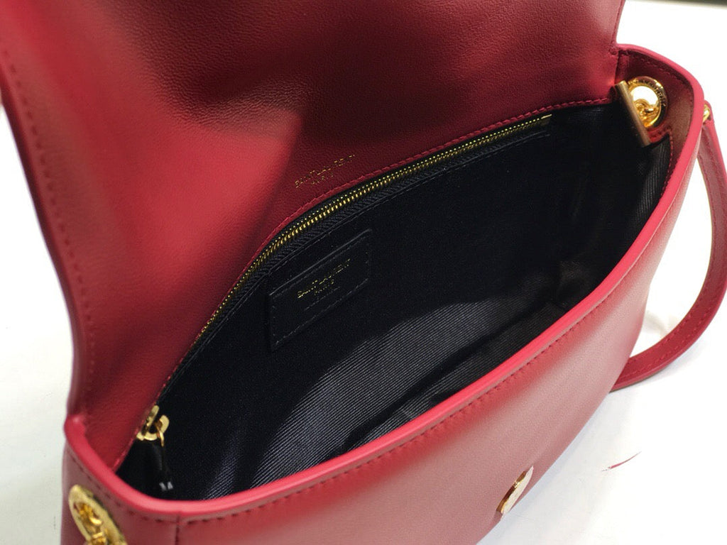 Saint Laurent Kate Tassel Small Shoulder Bag Red For Women 10.2in/26cm YSL 