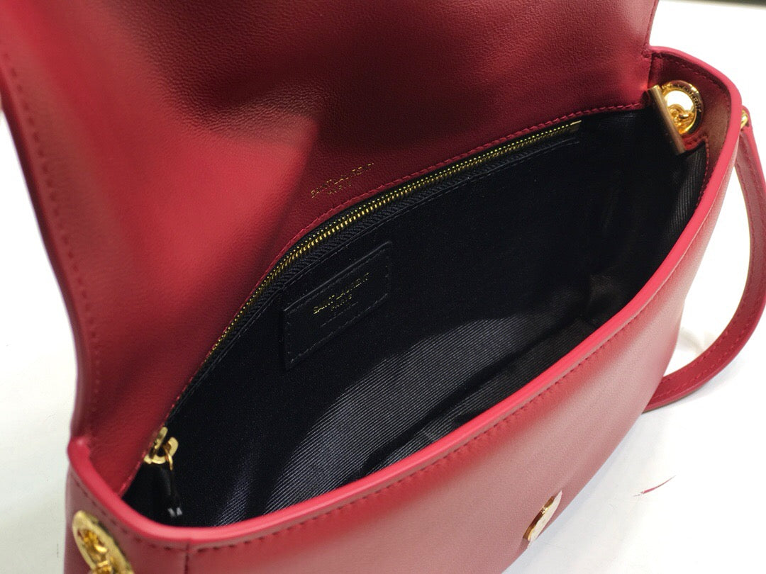 Saint Laurent Kate Tassel Small Shoulder Bag Red For Women 10.2in/26cm YSL 