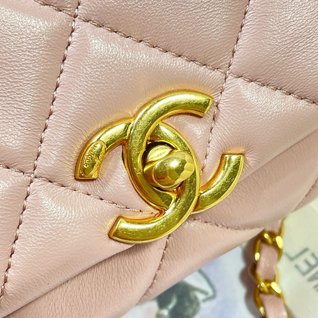 ChanelMini GlamIap Bag Gold Hardware PiNike For Women Handbags, Shoulder Bags 6.7in/17cm AS3365