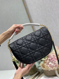Dior MeDiorum Vibe Hobo Bag Black Cannage, Black Handbags, Crossbody Bags, 30cm CD M7201ONOA_M911