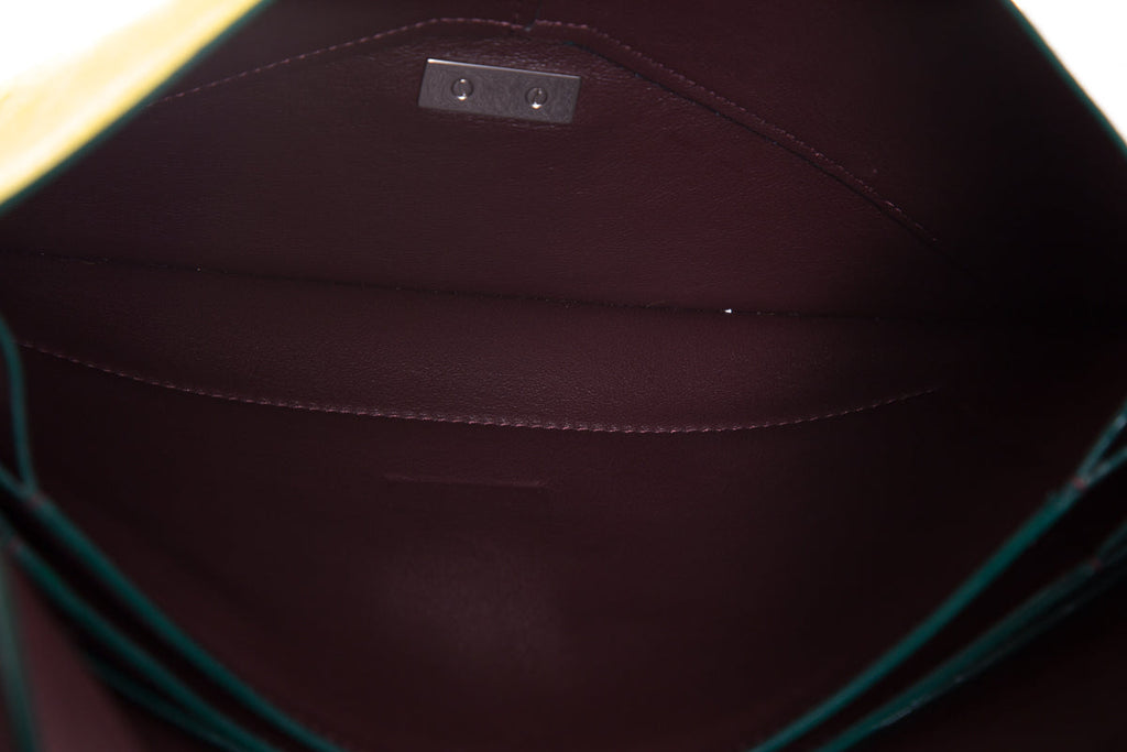 Celineline Multicolor Diamond Suede & Pony Hair Shoulder Bag