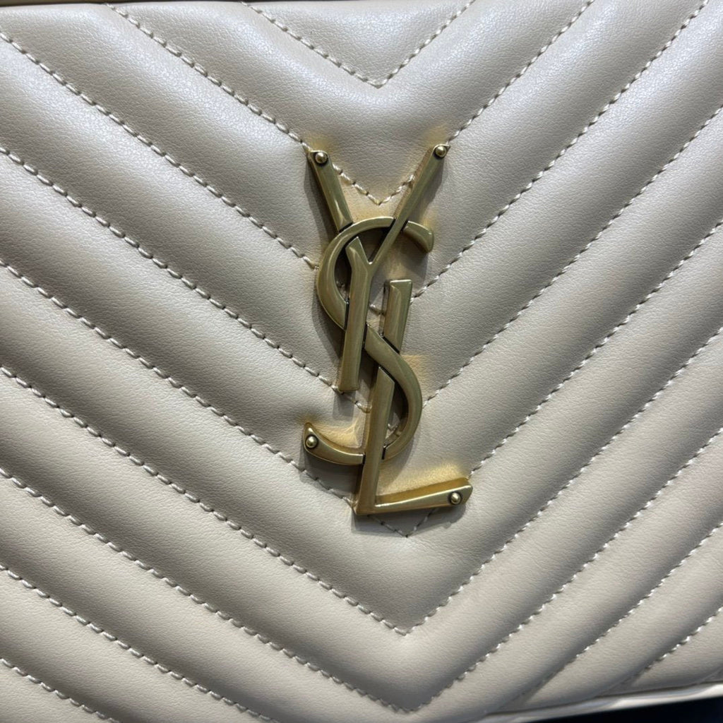 Top Quality Lou Camera Bag Beige With Gold Toned Hardware For Women 9in/23cm YSL 612544DV7072721