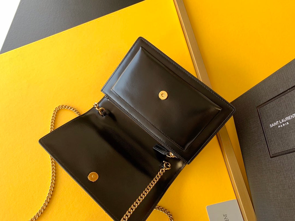 YSSL Sunset Chain Bag With Gold Hardware For Women 7in/19cm YSL 533026D422W1000