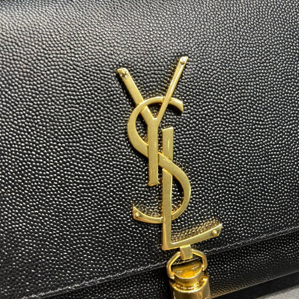Top Quality Kata MeTop Qualityum Chain Bag Black With Tassel For Women 9.4in/24cm YSL 354119BOW0J1000