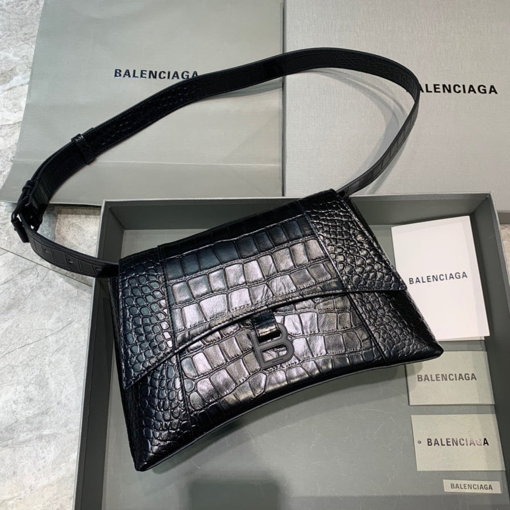 Downtown Small Shoulder Bag In Black, For Women,  Bags 11.8in/30cm