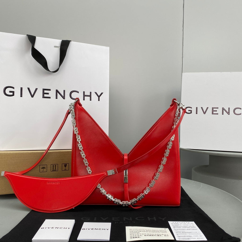 gv Small Cut Out Bag Red For Women, Handbags, Shoulder Bags 10.6in/27cm GVCÃ‚Â 
