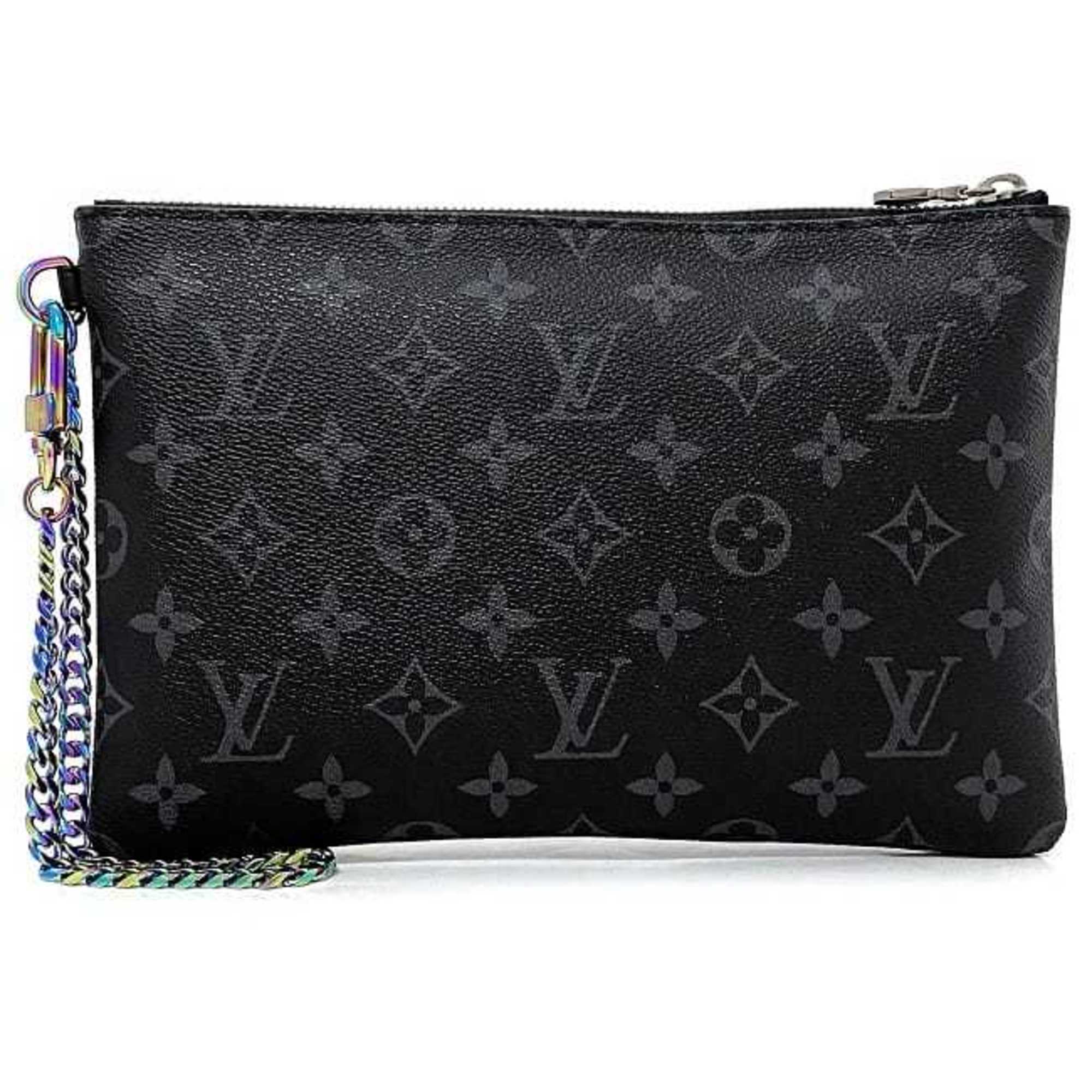 Louis Vuitton Etui Ipad  Canvas Clutch Bag