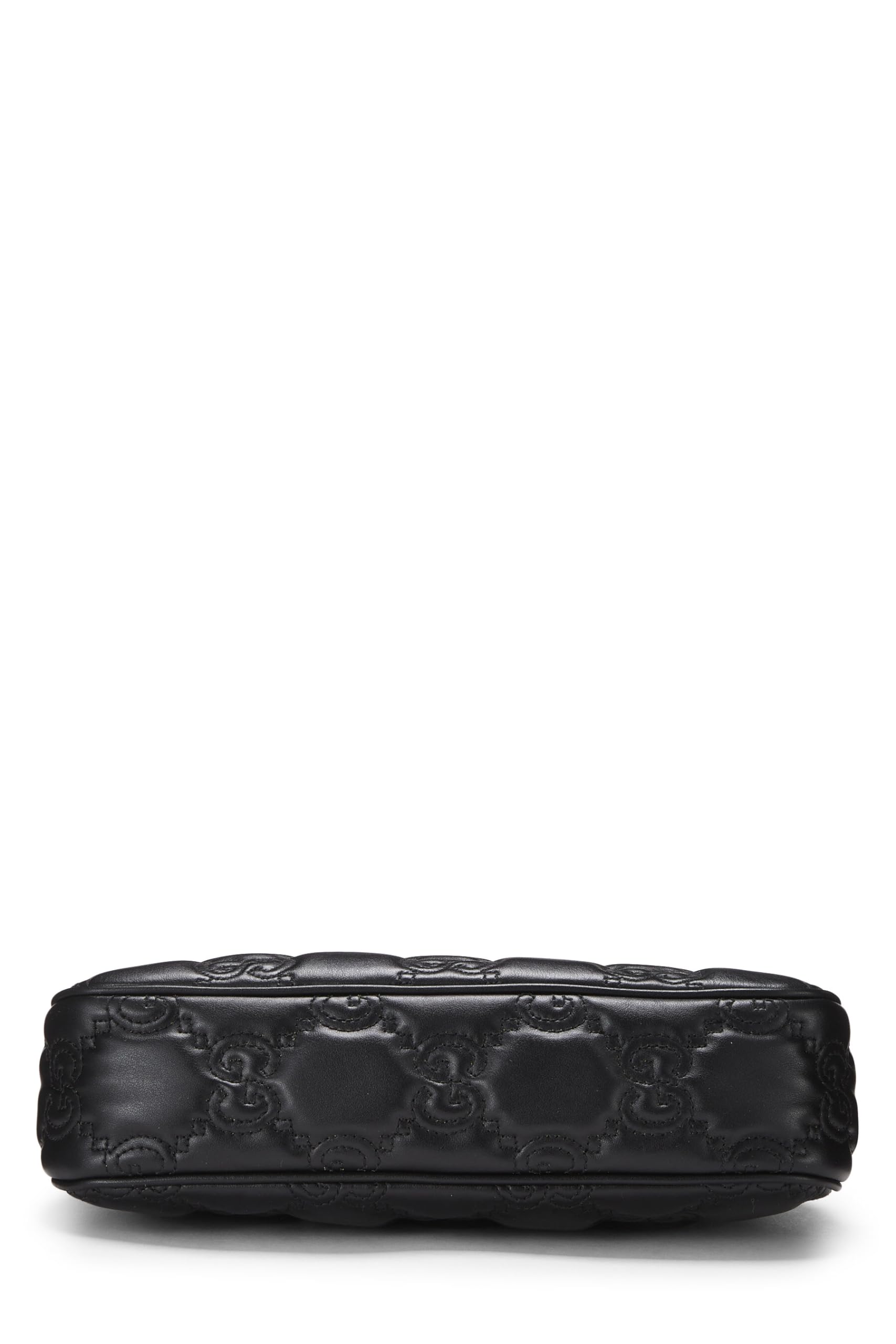 Gucci,  Black Leather 'GG' Marmont MatelassÃƒÆ’Ã‚Â© Shoulder Bag, Black