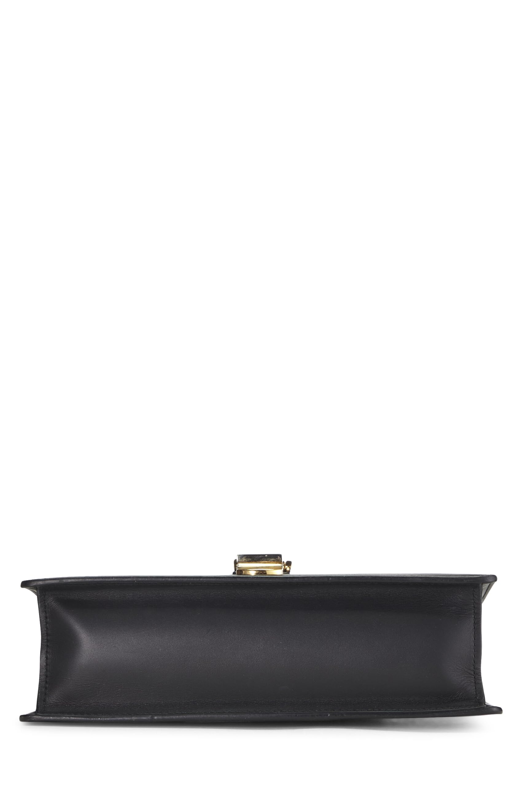Gucci,  Black Leather Web SyLouis Vuittonie Shoulder Small, Black