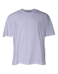 Balenciaga White Logo Cotton Crew Neck Short Sleeves Men's T-shirt