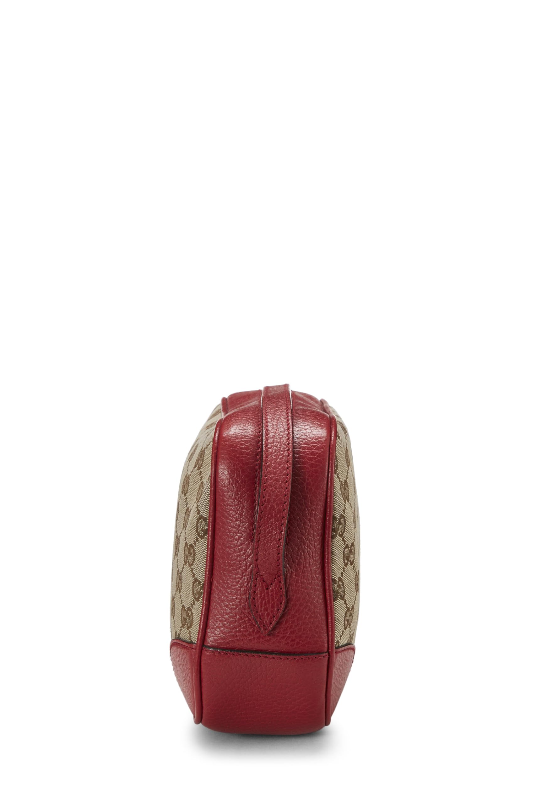 Gucci,  Red Original Gucci Canvas Bree Crossbody Mini, Red