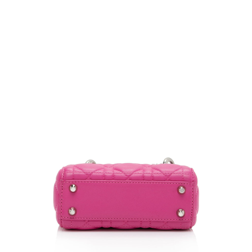Dior Lambskin Lady Dior Mini Tote