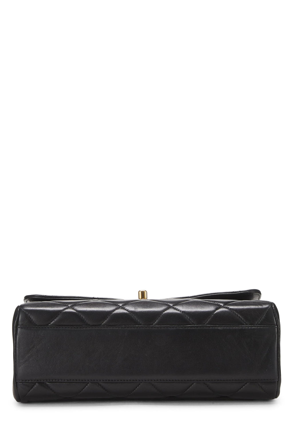 Chanel,  Black Quilted Lambskin 'CC' Square Shoulder Bag, Black