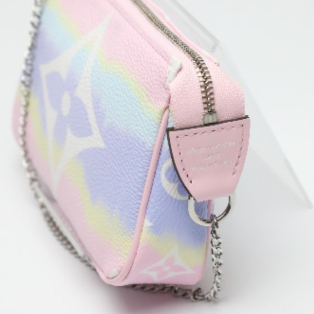 Louis Vuitton Mini Pochette Accessoires  Canvas Clutch Bag