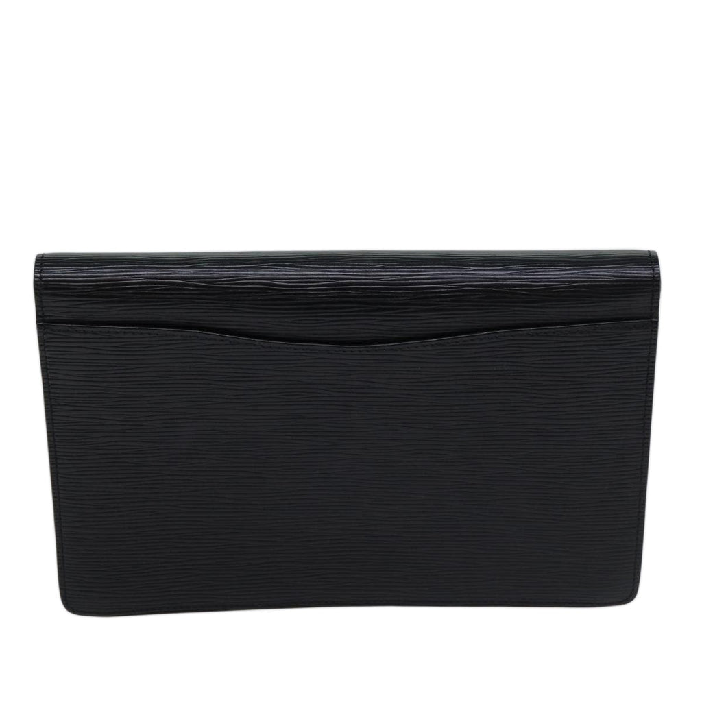 Louis Vuitton Epi Montaigne 27 Clutch Bag Black