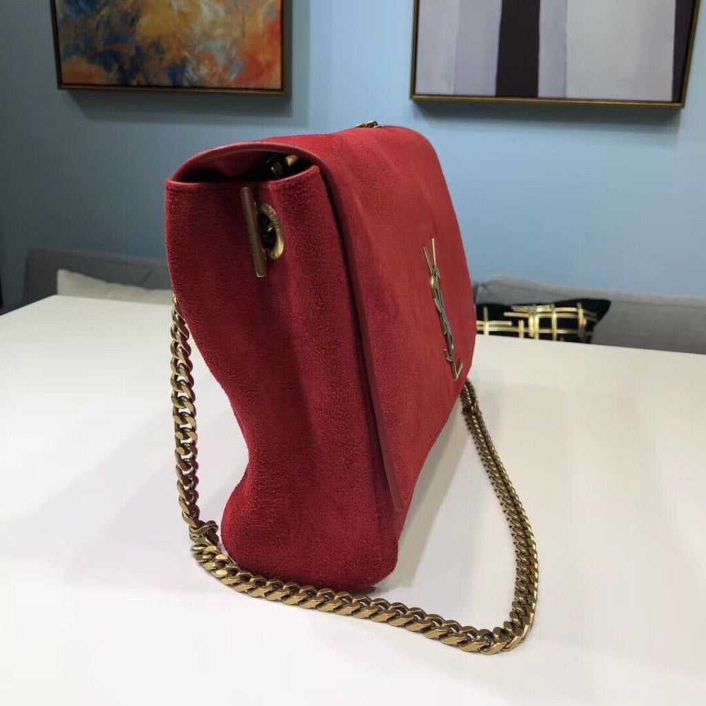 YSSL Kate Medium Reversible Chain Bag Red For Women 28.5in/11cm YSLÂ 