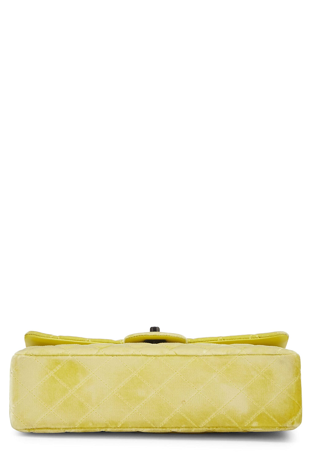 Chanel,  Yellow Quilted VeLouis Vuittonet Classic Double Flap Medium, Yellow