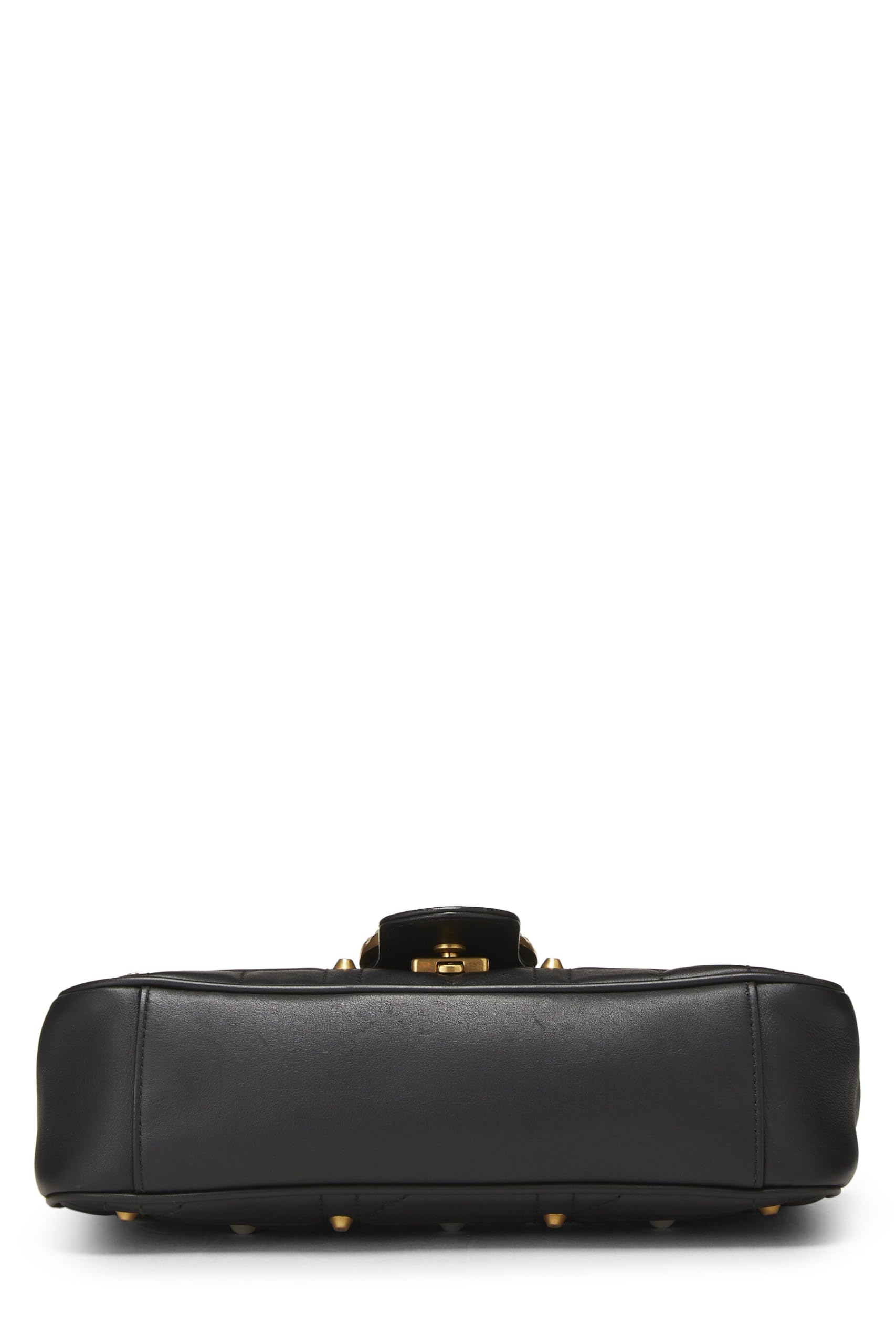 Gucci,  Black Faux Pearl MatelassÃƒÆ’Ã‚Â© Leather Marmont Shoulder Bag Small, Black
