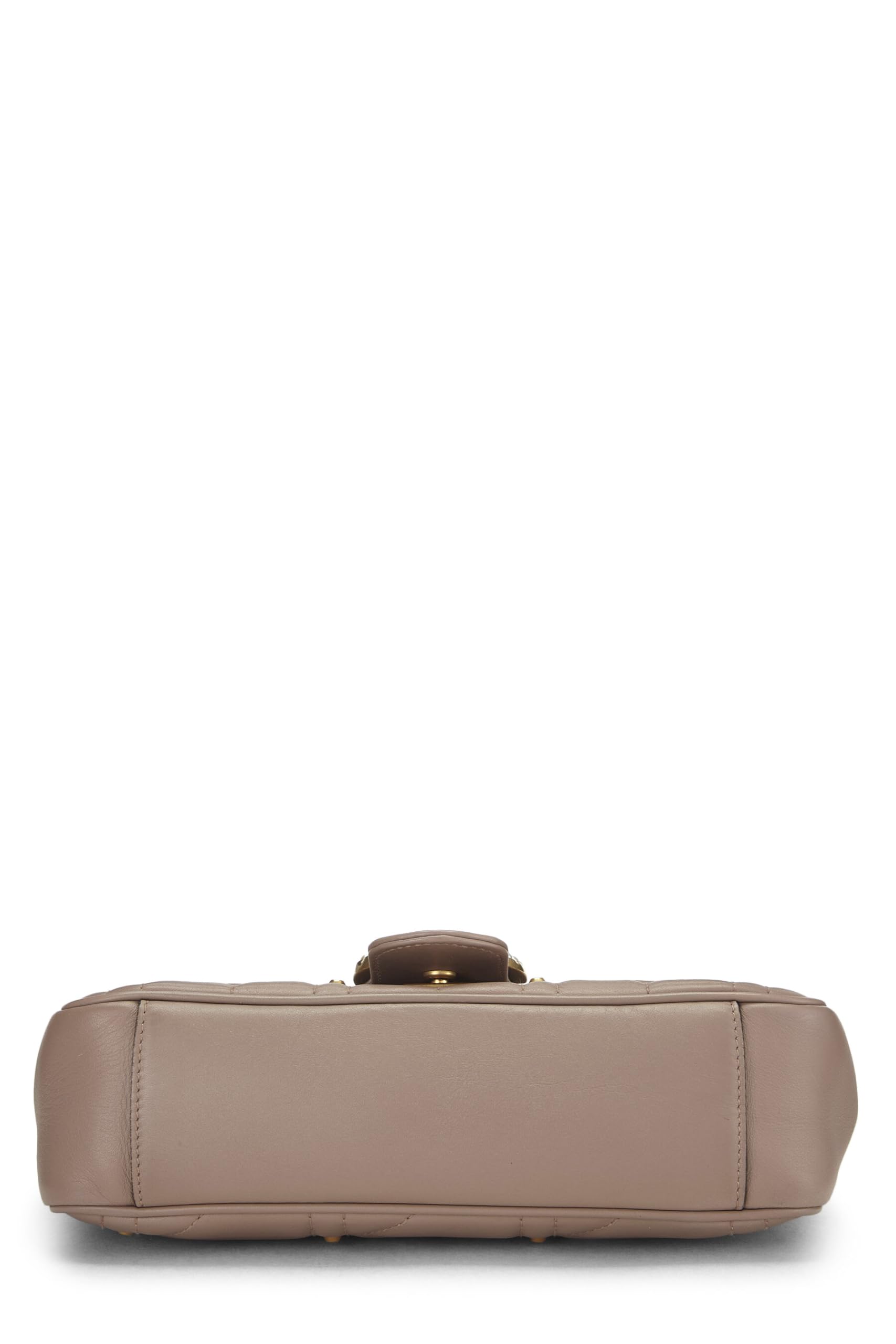 Gucci,  Beige Pearl MatelassÃƒÆ’Ã‚Â© Leather Marmont Shoulder Bag Small, Beige