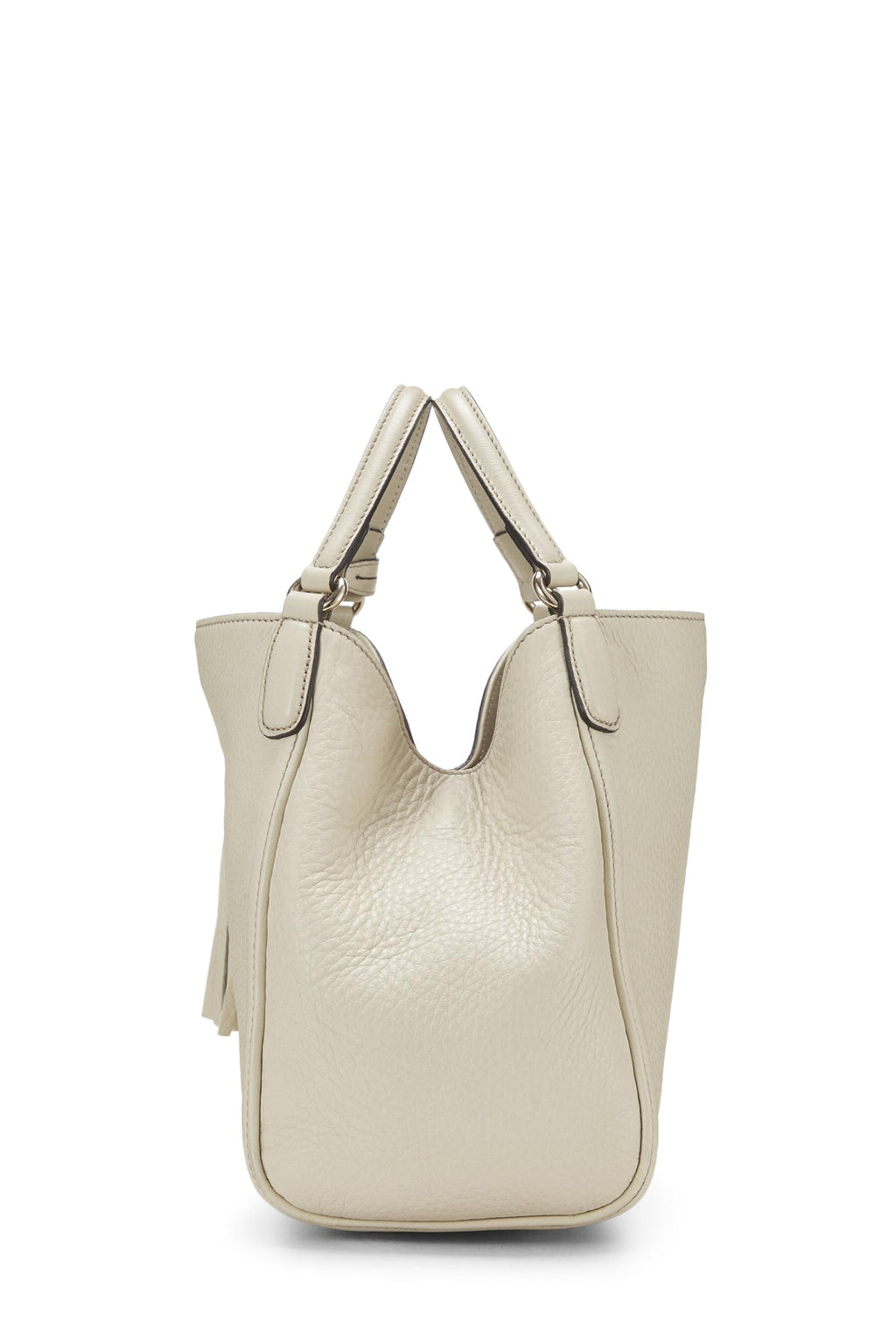 Gucci,  White Leather Soho Convertible Shoulder Bag Small, White