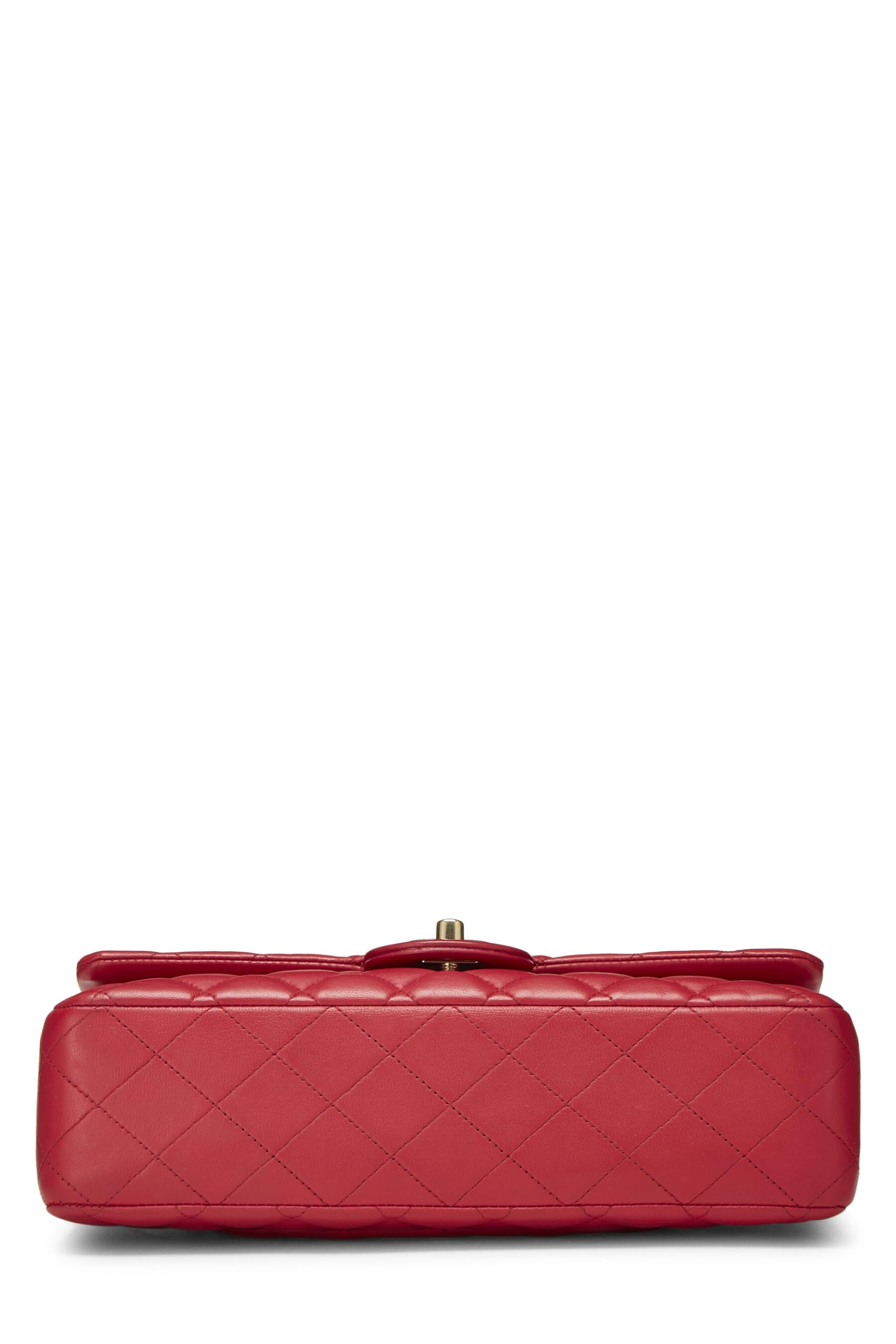 Chanel,  Pink Quilted Lambskin Classic Double Flap Medium, Pink