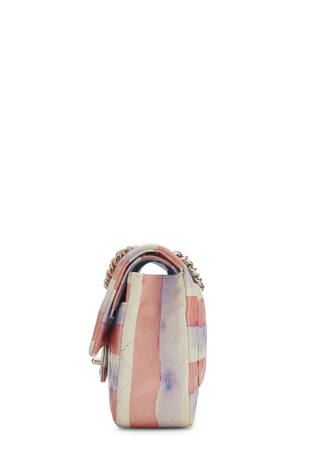 Chanel,  Multicolor Lambskin Watercolor Classic Double Flap Medium, Multi