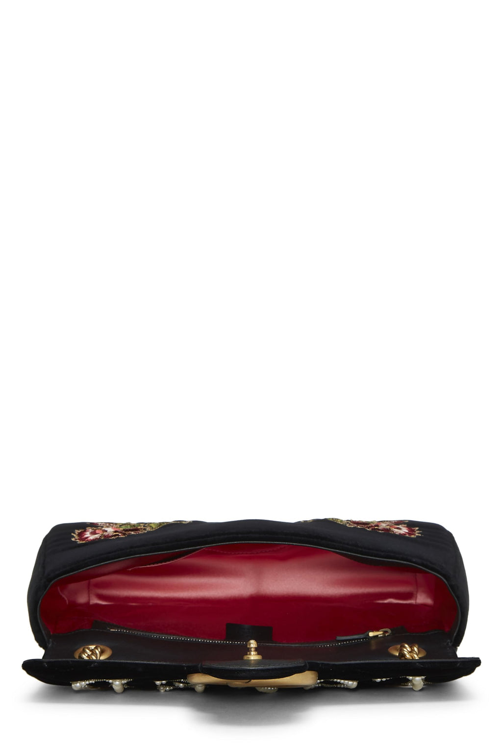 Gucci,  Black VeLouis Vuittonet Marmont 'Loved' Shoulder Bag, Black