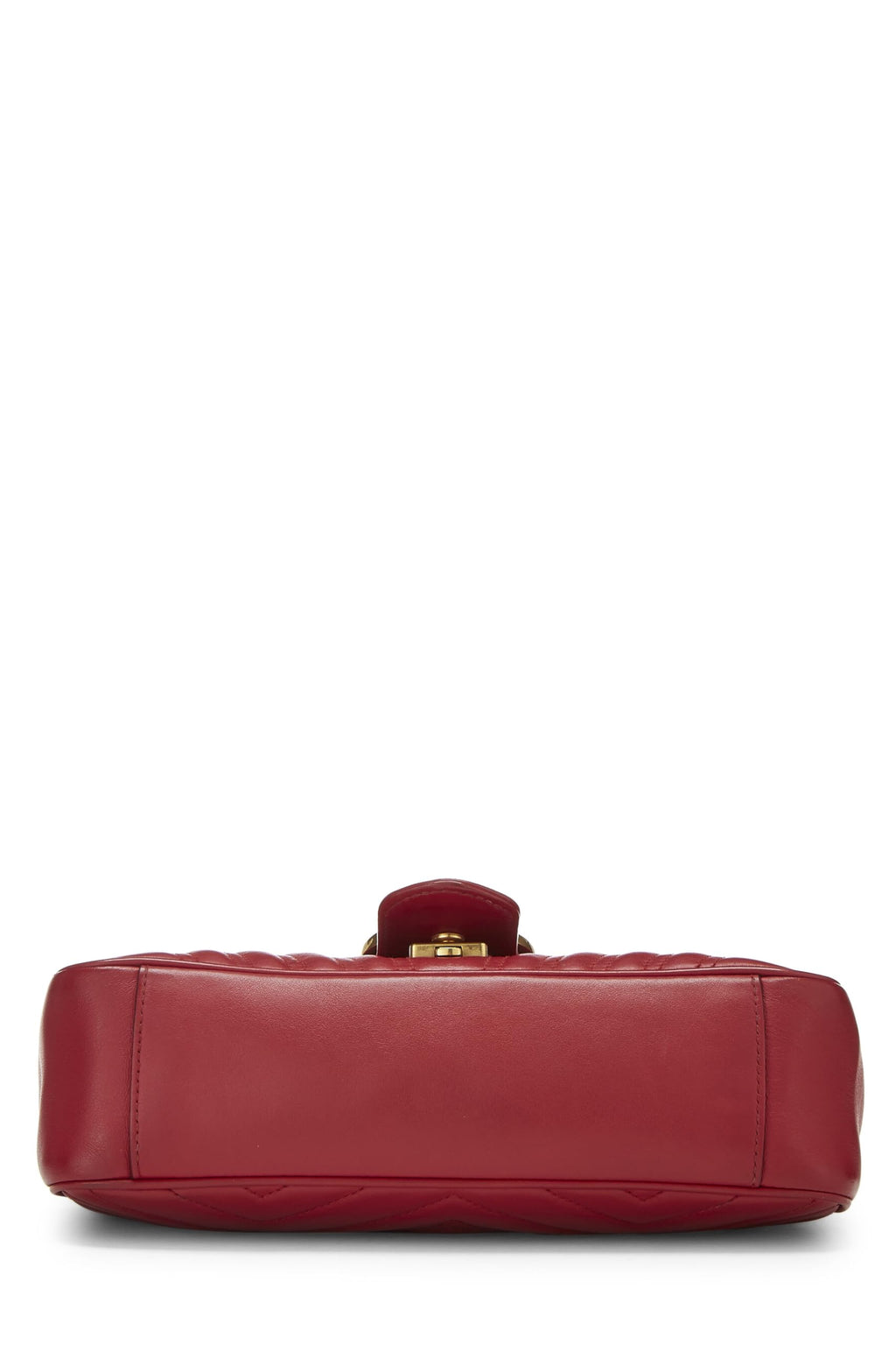 Gucci,  Red MatelassÃƒÆ’Ã‚Â© Leather Marmont Shoulder Bag Small, Red