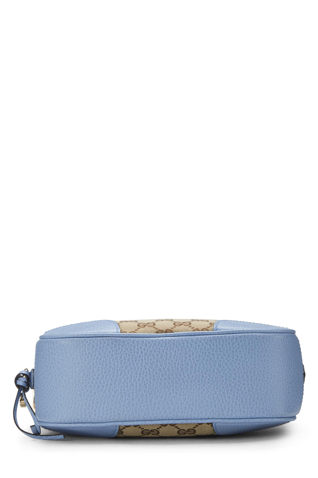 Gucci,  Blue Original Gucci Canvas Bree Crossbody, Blue