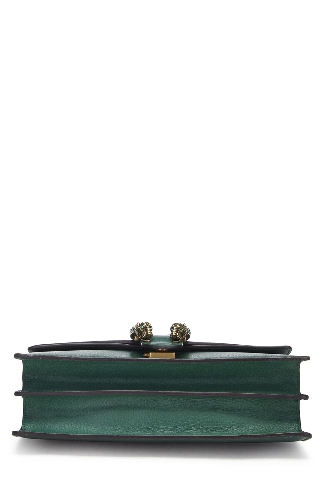 Gucci,  Green Leather Dionysus Shoulder Bag Small, Green