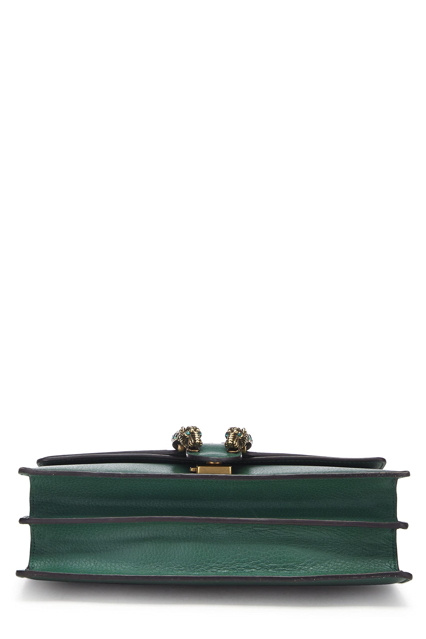Gucci,  Green Leather Dionysus Shoulder Bag Small, Green