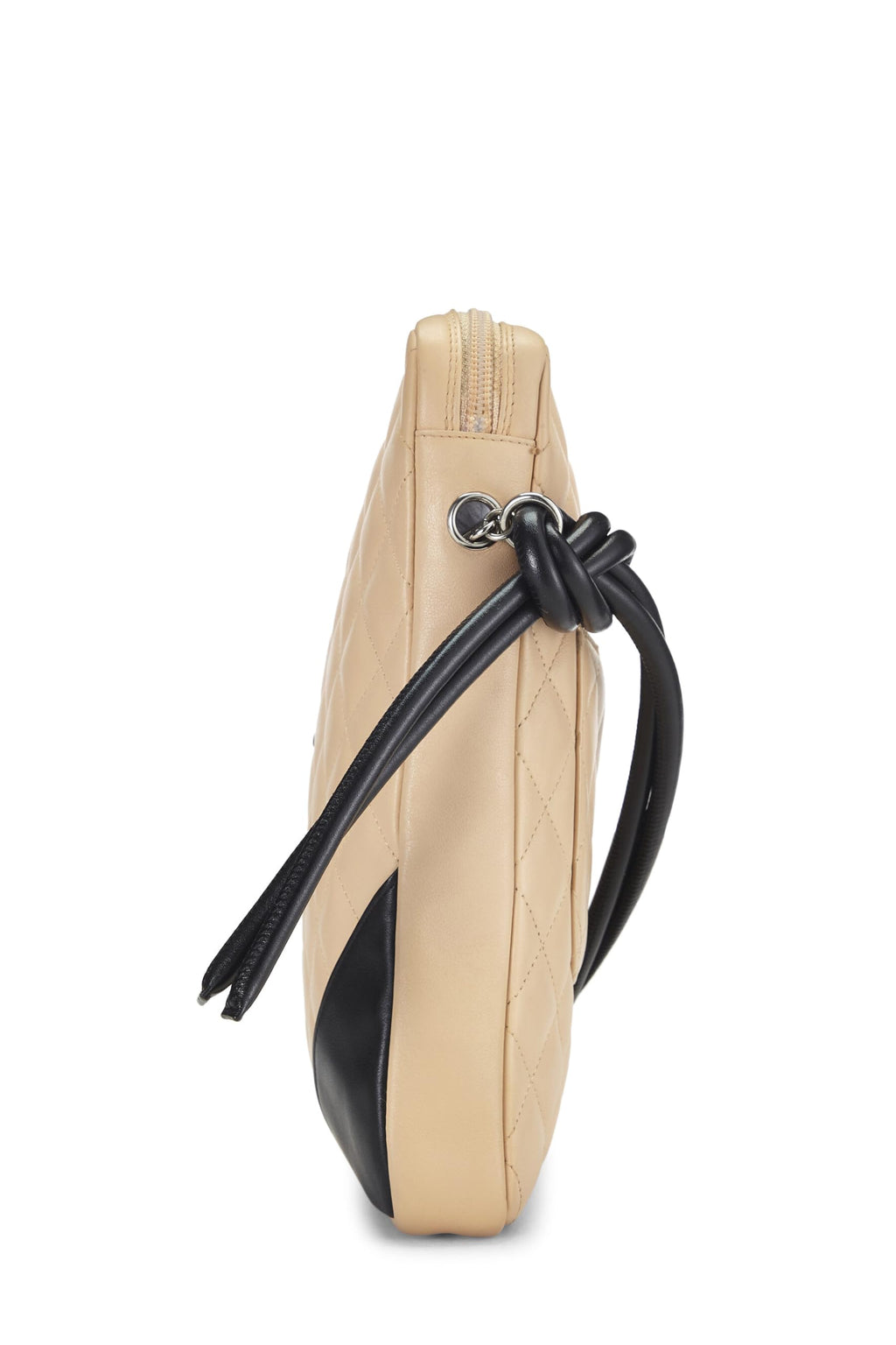 Chanel,  Beige Quilted Calfskin Cambon Ligne Shoulder Bag Large, Beige