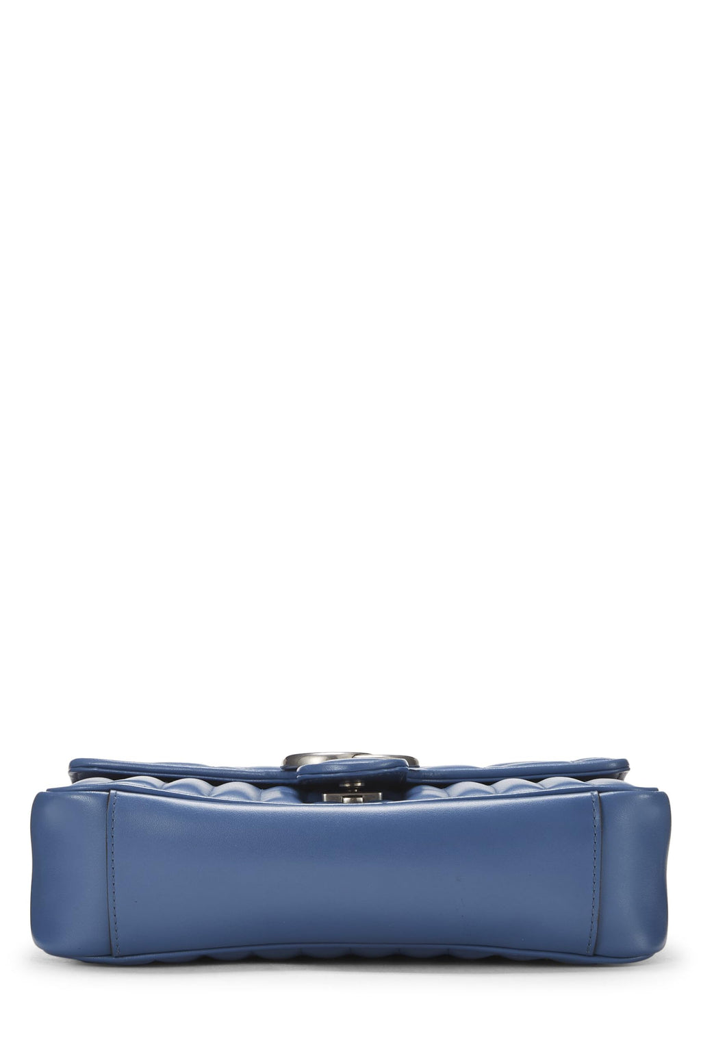 Gucci,  Blue Leather Marmont MatelassÃƒÆ’Ã‚Â© Shoulder Bag, Blue