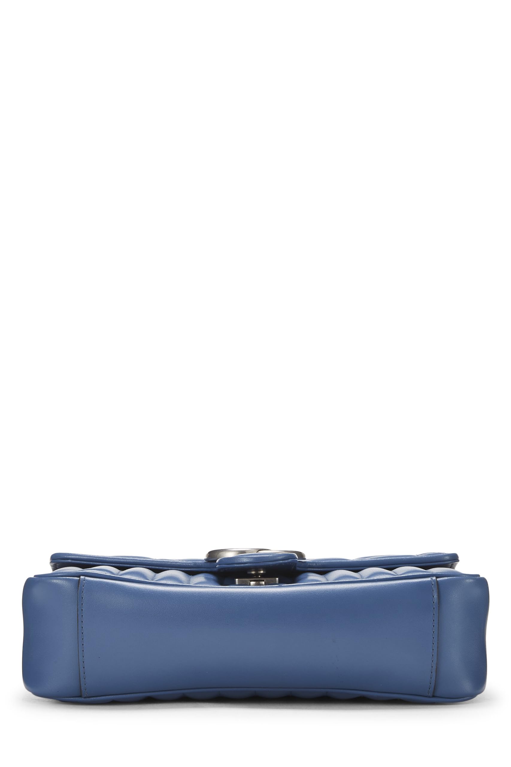 Gucci,  Blue Leather Marmont MatelassÃƒÆ’Ã‚Â© Shoulder Bag, Blue
