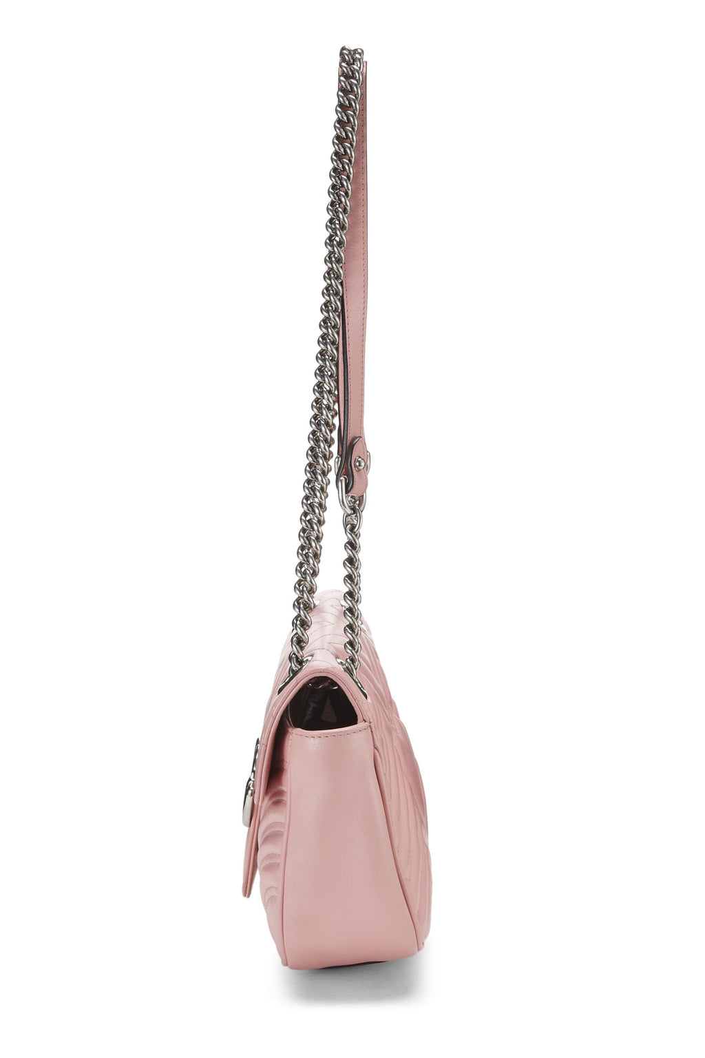 Gucci,  Pink MatelassÃƒÆ’Ã‚Â© Leather Marmont Shoulder Bag, Pink