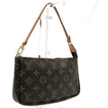 Louis Vuitton Pochette Accessoire  Canvas Clutch Bag