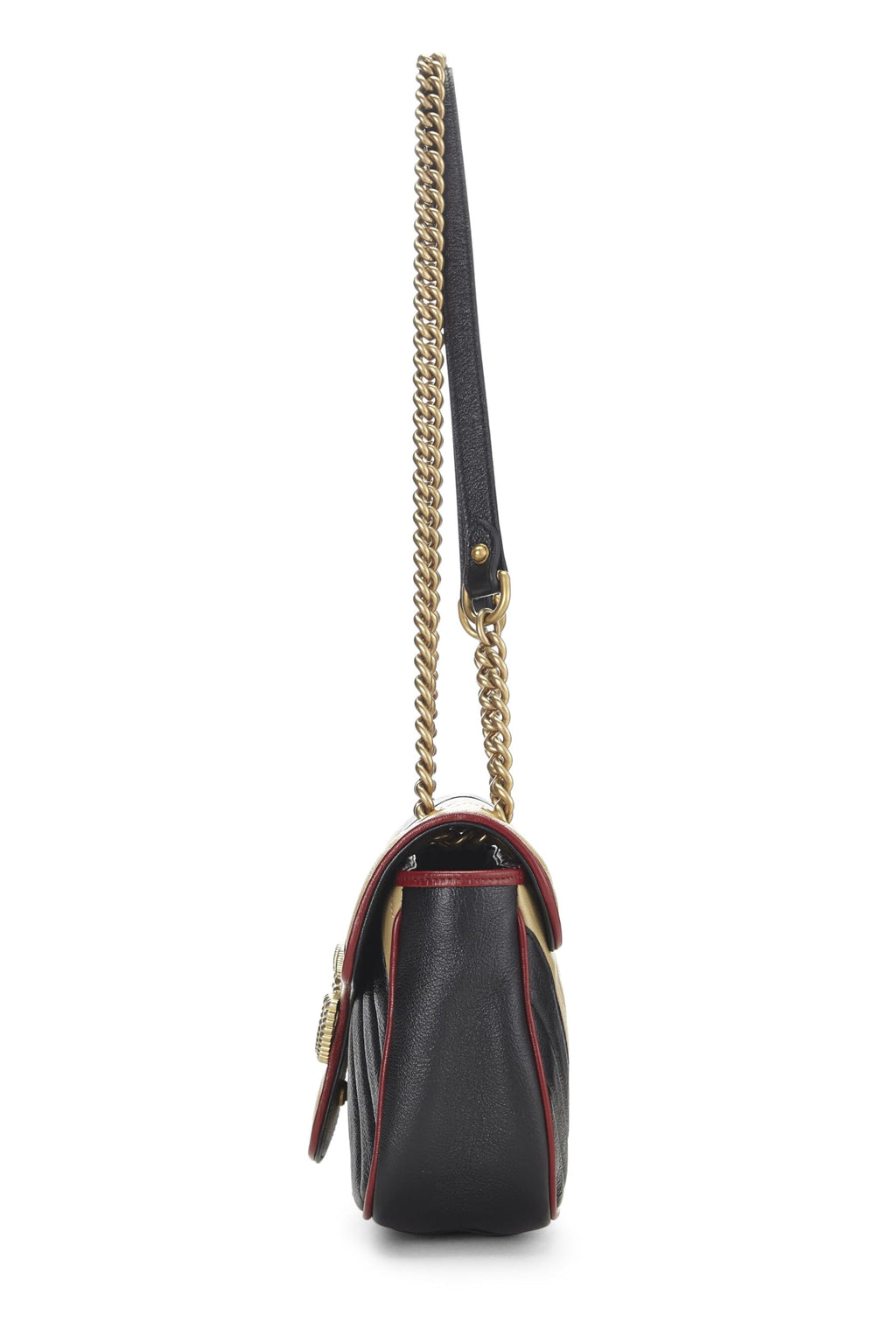 Gucci,  Multicolor Leather Torchon GG Marmont Shoulder Bag Small, Multi