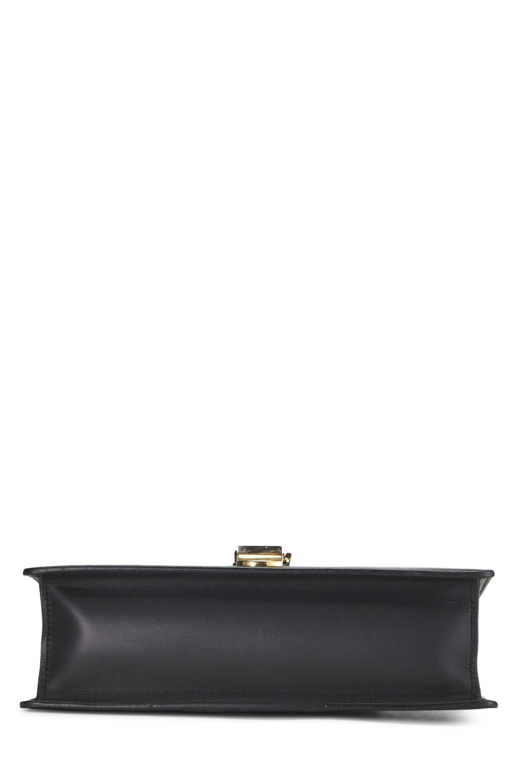 Gucci,  Black Leather Web SyLouis Vuittonie Shoulder Small, Black