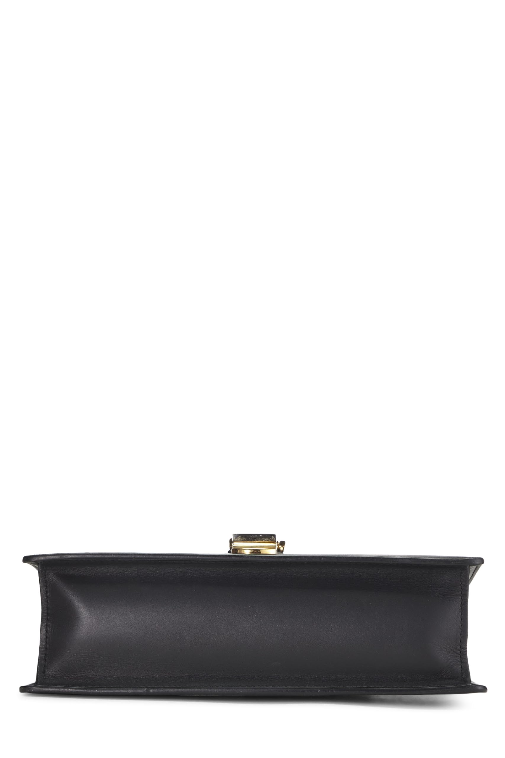Gucci,  Black Leather Web SyLouis Vuittonie Shoulder Small, Black