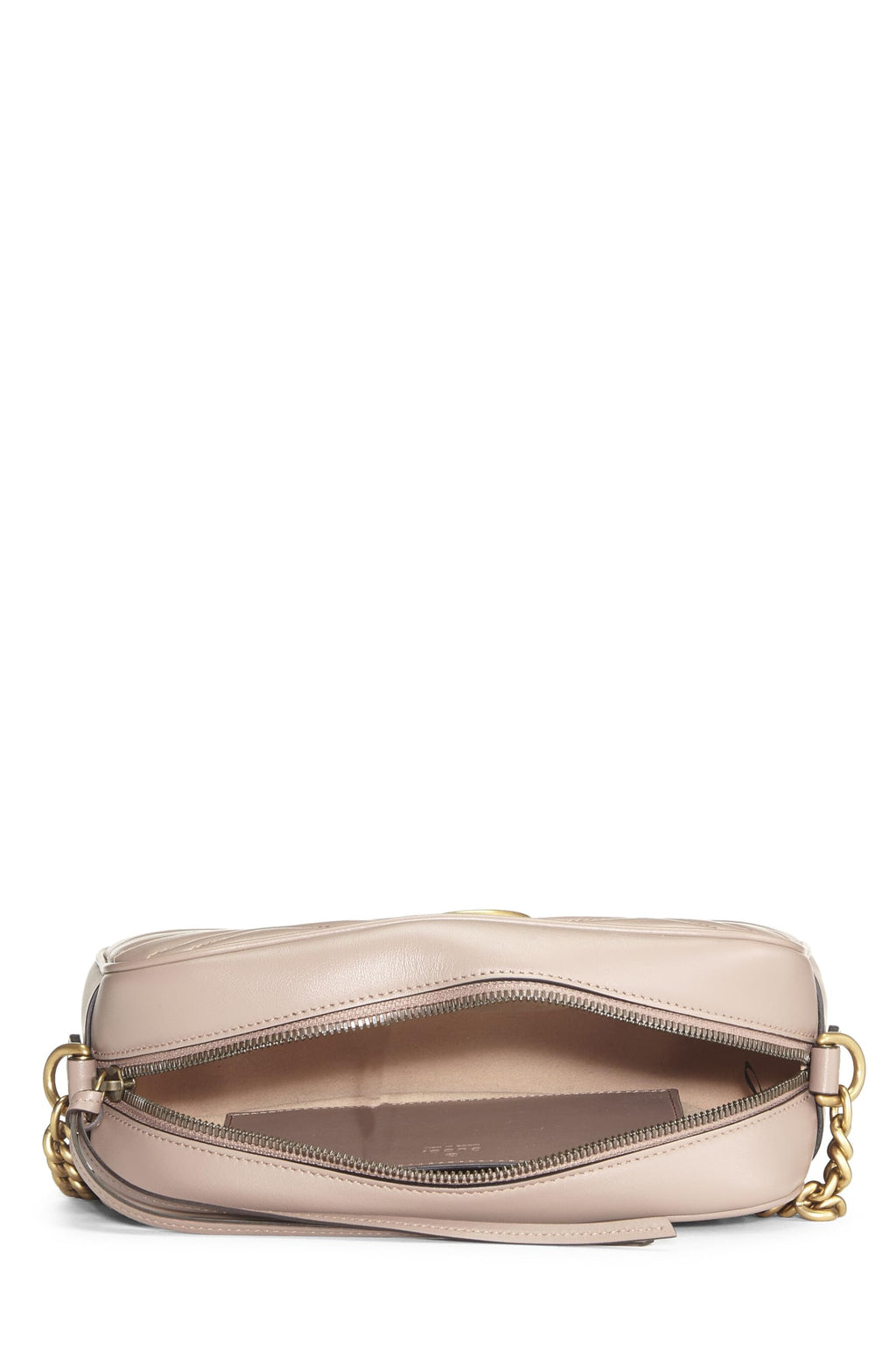 Gucci,  Pink Leather Gucci Marmont Crossbody, Pink