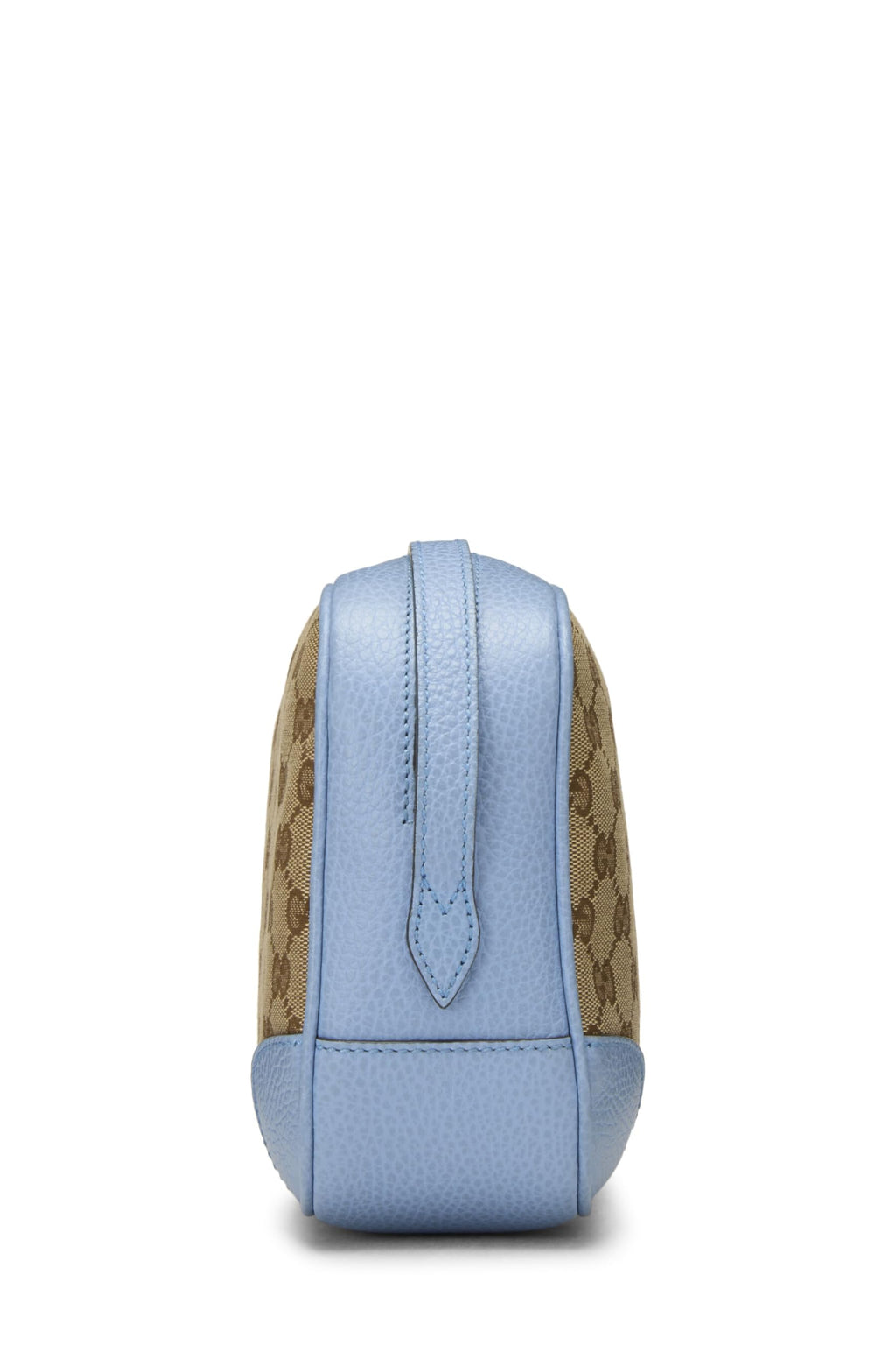 Gucci,  Blue Original Gucci Canvas Bree Crossbody, Blue