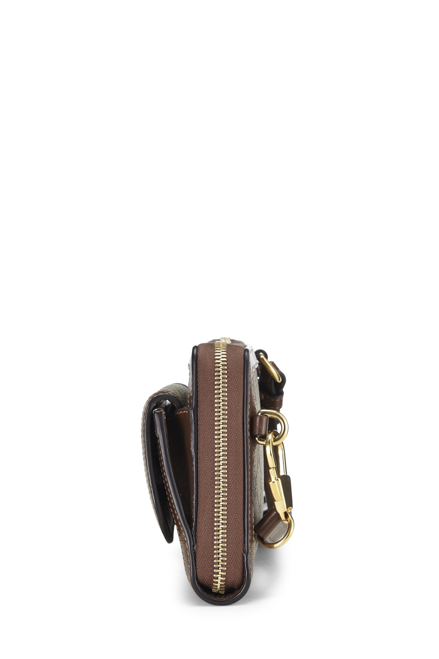 Gucci,  Gucci Supreme Canvas Crossbody Bag, Brown