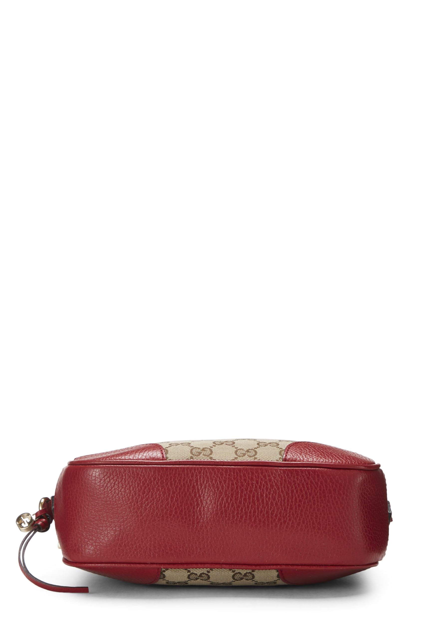 Gucci,  Red Original Gucci Canvas Bree Crossbody Mini, Red