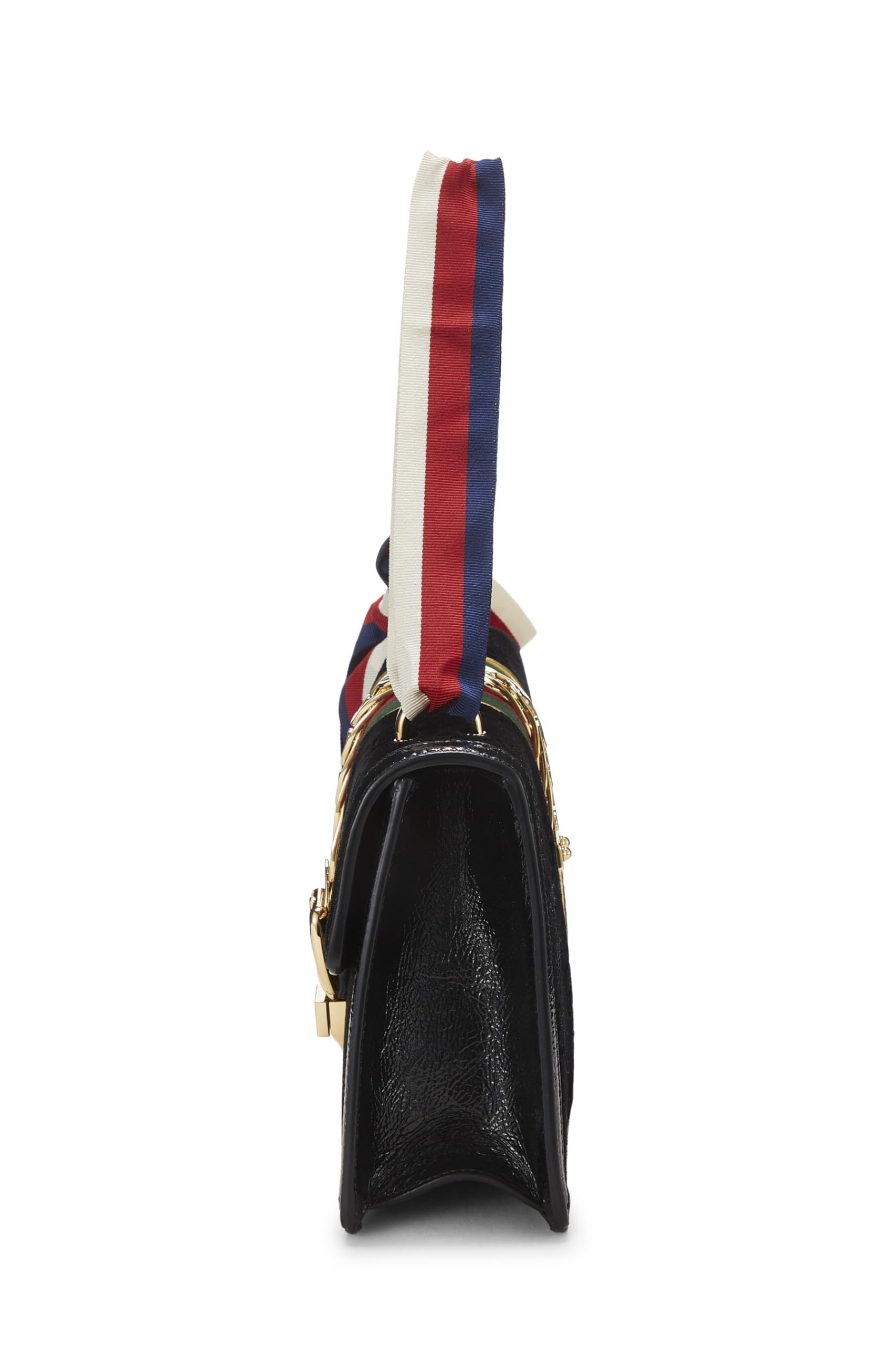 Gucci,  Black GG VeLouis Vuittonet SyLouis Vuittonie Shoulder Bag, Black