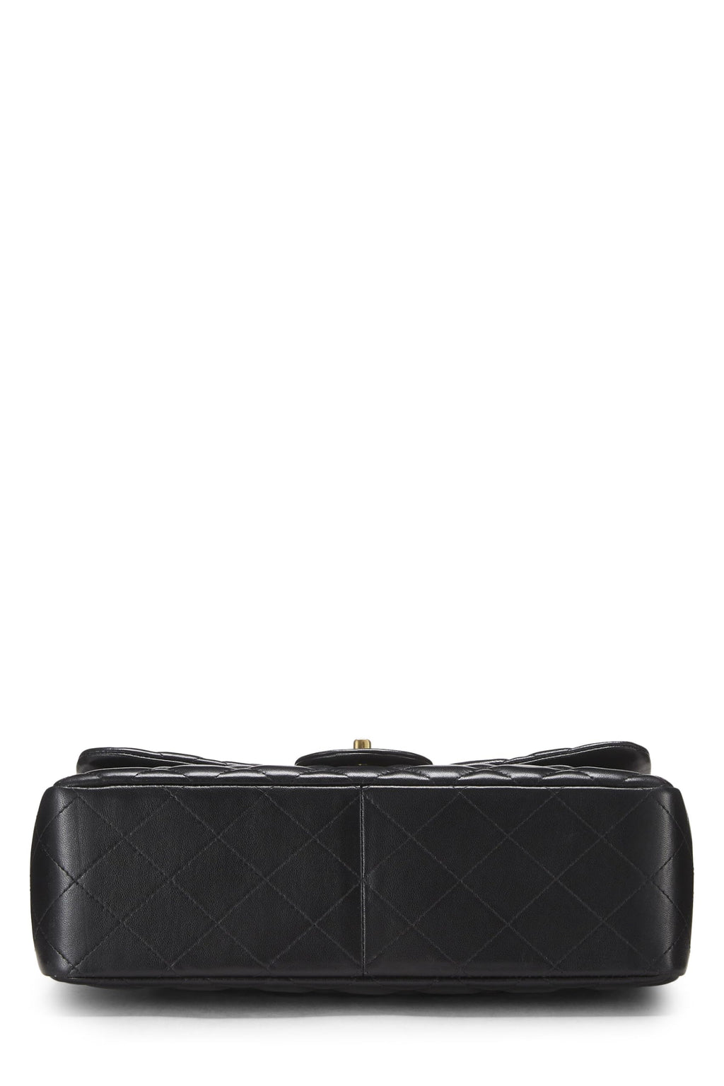 Chanel,  Black Quilted Lambskin New Classic Double Flap Jumbo, Black